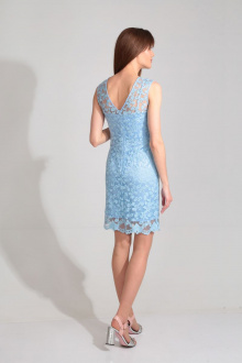 Платье со съемной юбкой Golden Valley 4377 голубой