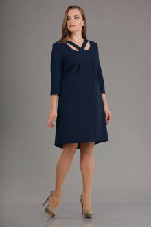 Платья Liona Style 555 темно-синий