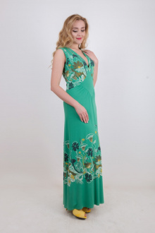 Платье Mita КМ362 зеленый