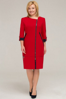 Платье Tellura-L 1201 красный+синий