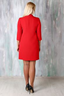 Платье Avila 0559 красный