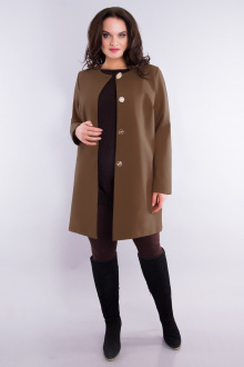Женское пальто DaLi 340 коричневый