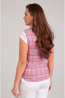 Блузы Таир-Гранд 62149 розовый+печать