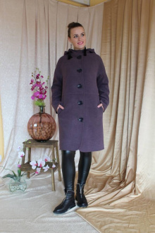 Женское пальто Arisha 8029 лиловый