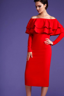 Платье LaVeLa L1676 красный