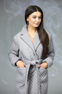 Женское пальто Angelina & Сompany 608 серый