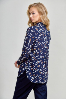 Блузы Teffi Style L-1596 синий