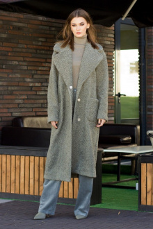 Женское пальто EOLA 2142 олива