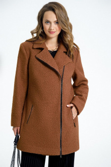 Женское пальто TEZA 2677 кэмел