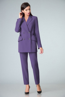 Брючный костюм Le Collect 306 фиолетовый