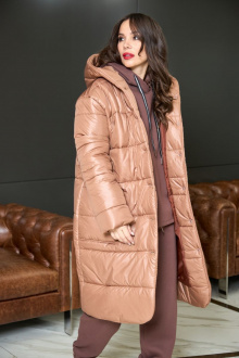 Женское пальто ANASTASIA MAK 936 коричневый