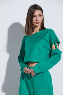 Брючный комплект Andrea Fashion 2209 зеленый
