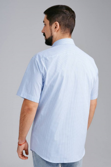 Рубашки с коротким рукавом Nadex 01-036522/401_170 бело-голубой