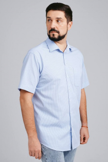 Рубашки с коротким рукавом Nadex 01-036522/401_170 бело-голубой