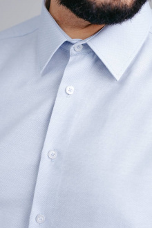 Рубашки с длинным рукавом Nadex 01-047411/203_182 бледно-голубой_меланж