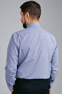 Рубашки с длинным рукавом Nadex 01-061811/404_182 сине-серый