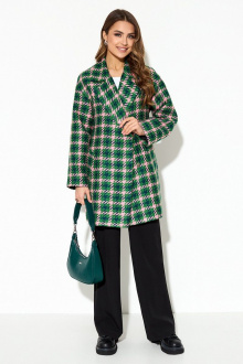 Женское пальто TEZA 3776 зеленый