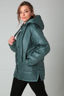 Женская куртка Modema м.1041/1 темно-зеленый