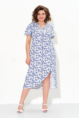 Платья IVA 1300 сине-белый