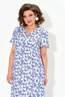 Платья IVA 1300 сине-белый