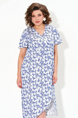 Платья IVA 1300 сине-белый