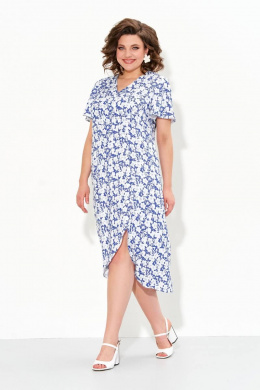 Платья IVA 1300 сине-белый