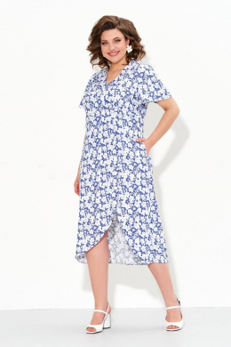 Платья IVA 1300 сине-белый