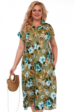 Платья Celentano lite 5010.1 оливковый