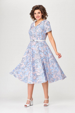 Платья Swallow 665.1 розовый/принт