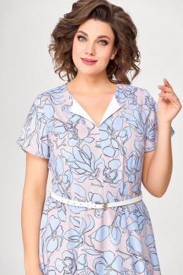 Платья Swallow 665.1 розовый/принт