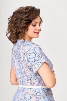 Платья Swallow 665.1 розовый/принт