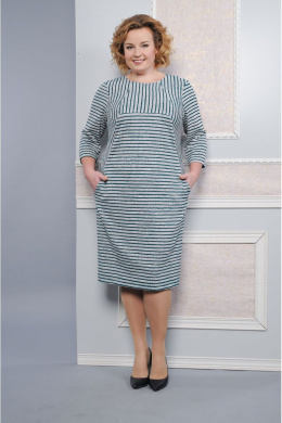 Lady Style Classic 1234 серый-бирюза