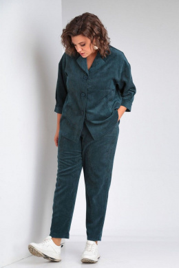 Брючные костюмы VIA-Mod 610 изумруд