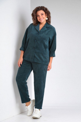 Брючные костюмы VIA-Mod 610 изумруд