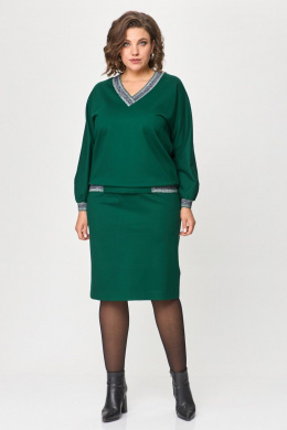 Комплекты юбочные T&N 7450 темный_изумруд