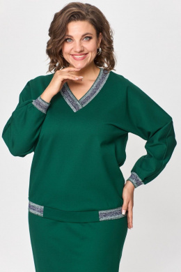 Комплекты юбочные T&N 7450 темный_изумруд