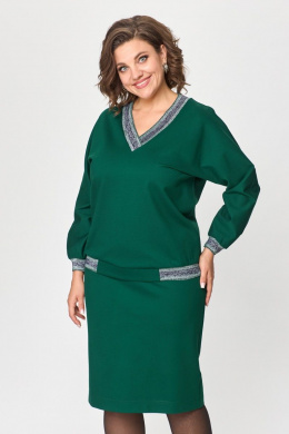 Комплекты юбочные T&N 7450 темный_изумруд