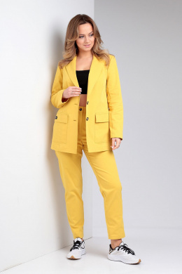 Брючные костюмы Liona Style 894 желтый