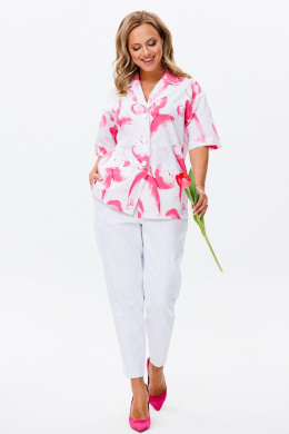 Mubliz 164/1 бело-розовый