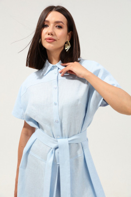 Платья LM ВИ3067 небесно-голубой