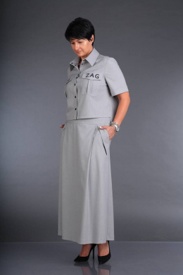 Комплекты юбочные ZigzagStyle 349 серый