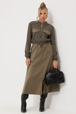 Платья AMUAR 1018 хаки