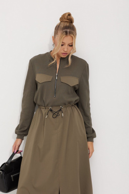 Платья AMUAR 1018 хаки