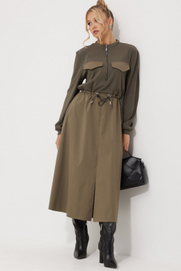 Платья AMUAR 1018 хаки