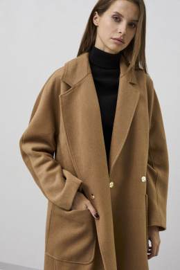 Пальто DAVA 7002 кэмел
