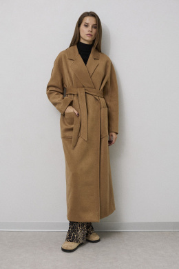 Пальто DAVA 7002 кэмел