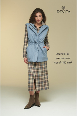 Жилеты DEVITA 4016 голубой