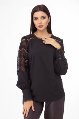 Блузы Anelli 845 черный
