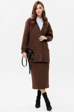 Юбочные костюмы GO f7052/23-03.164 коричневый