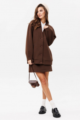 Юбочные костюмы GO f7092/23-03.164 коричневый